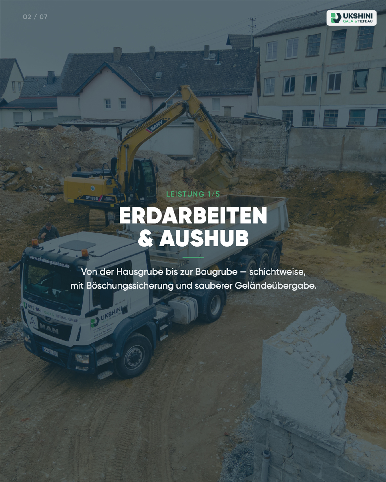 Erdarbeiten & Aushub – UKSHINI Westerwald