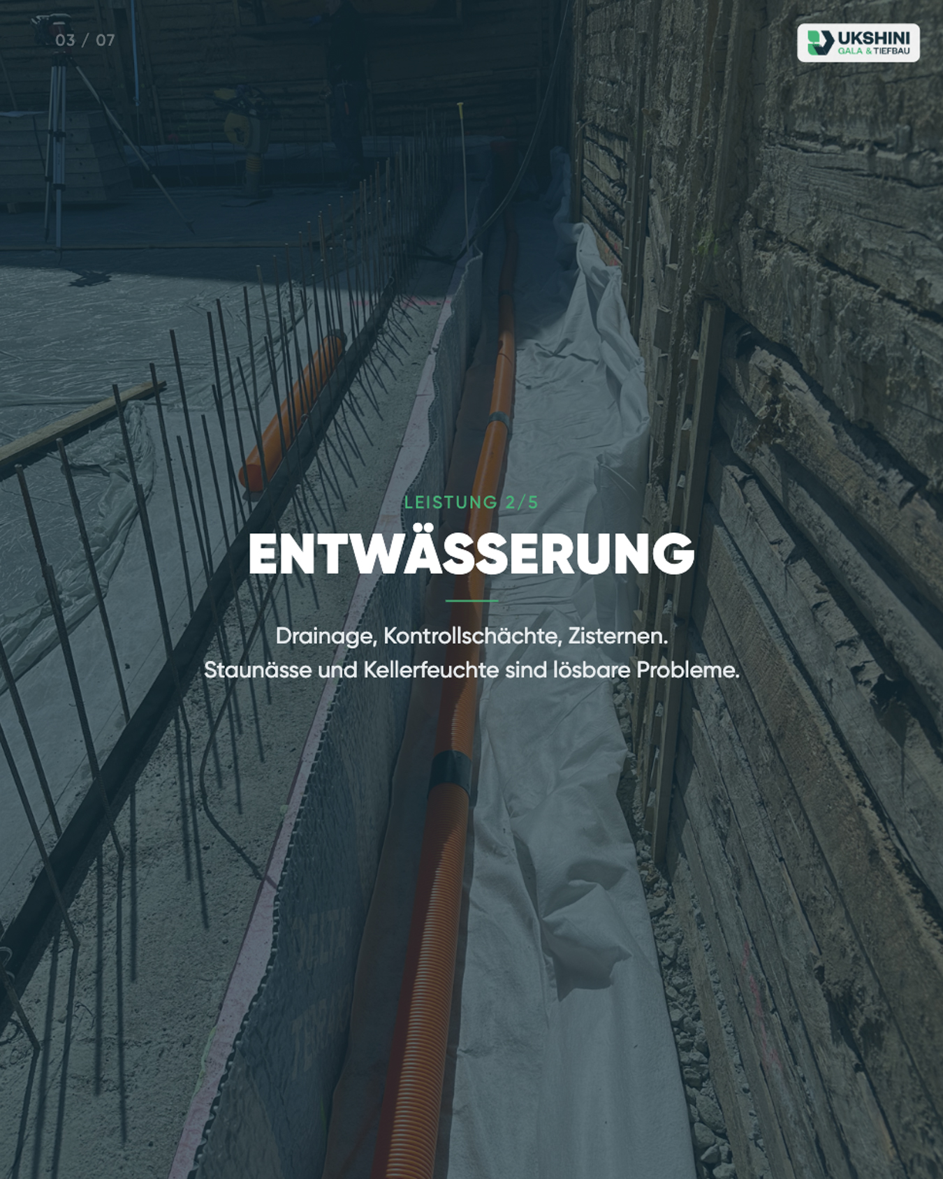 Entwässerung & Drainage – UKSHINI Westerwald